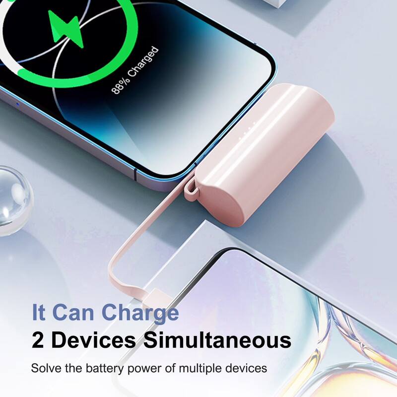 88% Charged

It Can Charge 2 Devices Simultaneous

Solve the battery power of multiple devices