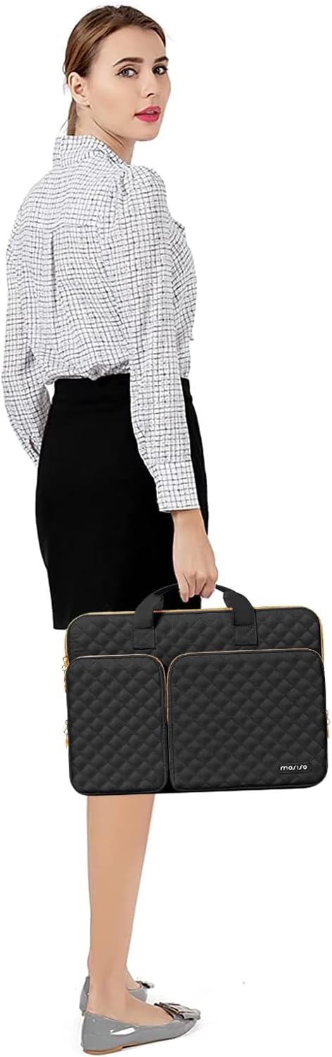 Alt View 2. mosiso - 13-13.3 inch Laptop Sleeve 360 Protective Laptop Case for MacBook Air Pro 13 14, HP Dell Acer ASUS Lenovo - Black.