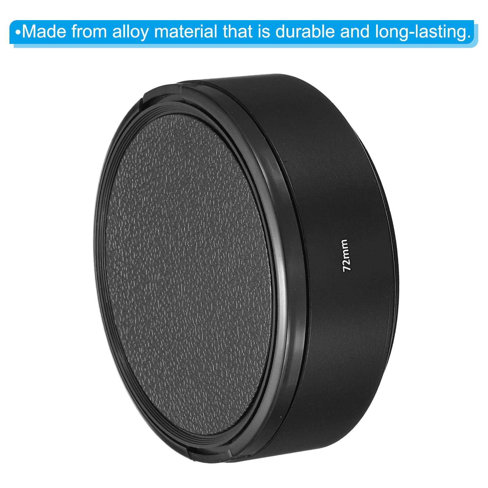 Made from alloy material that is durable and long-lasting. 72mm