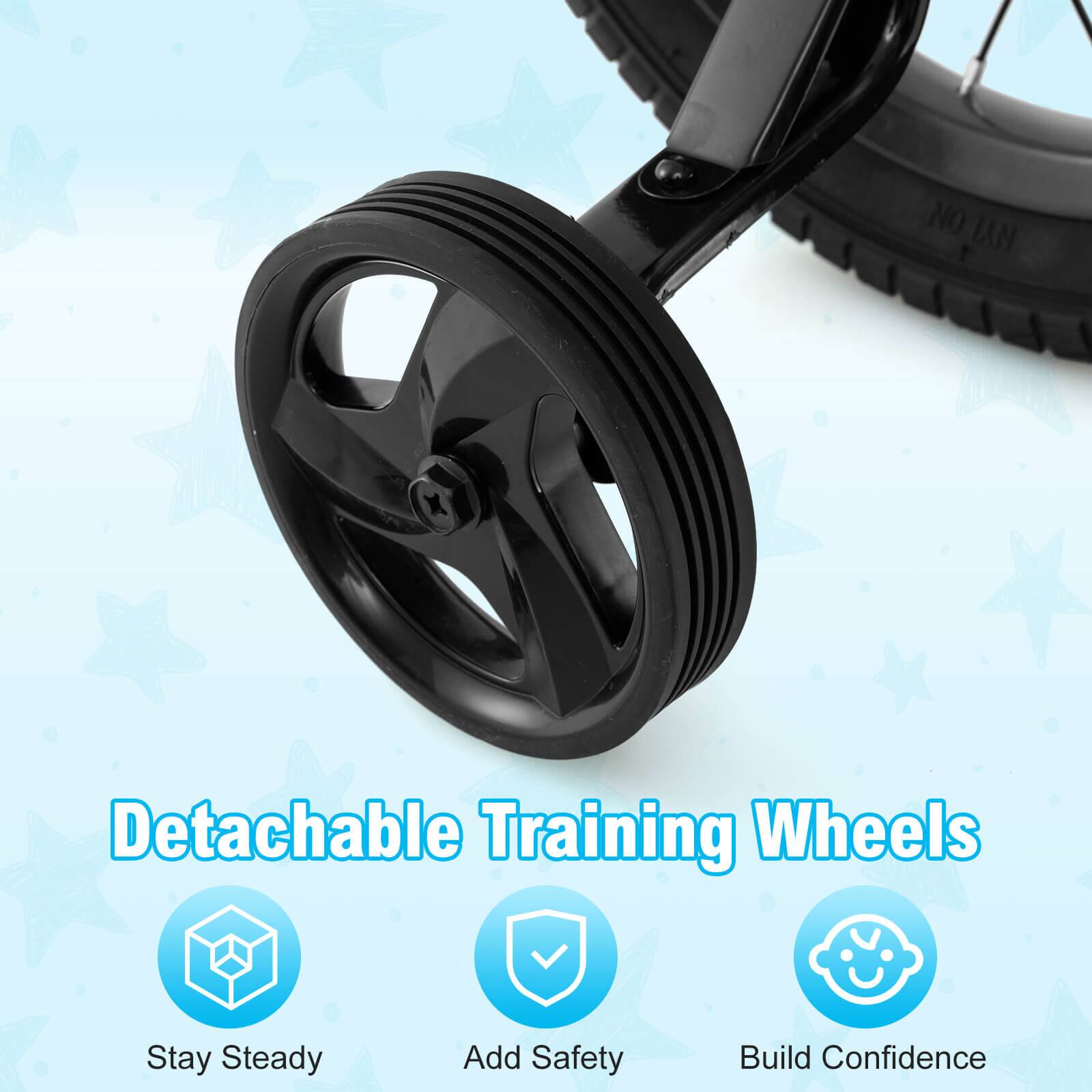 Detachable Training Wheels

Stay Steady  
Add Safety  
Build Confidence