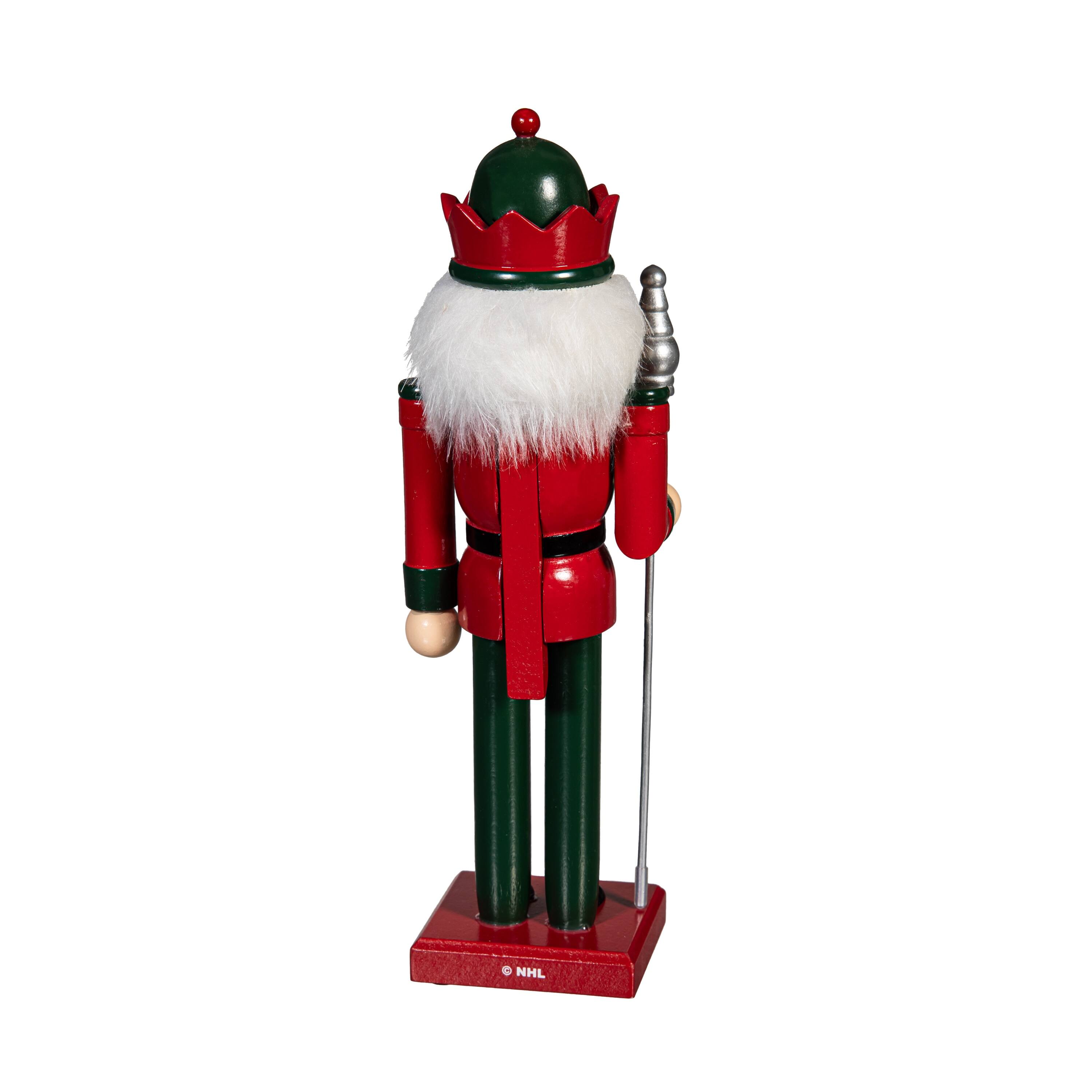 Alt View 1. Evergreen Enterprises - Minnesota Wild 12" Wooden Nutcracker Statue - Multicolor.
