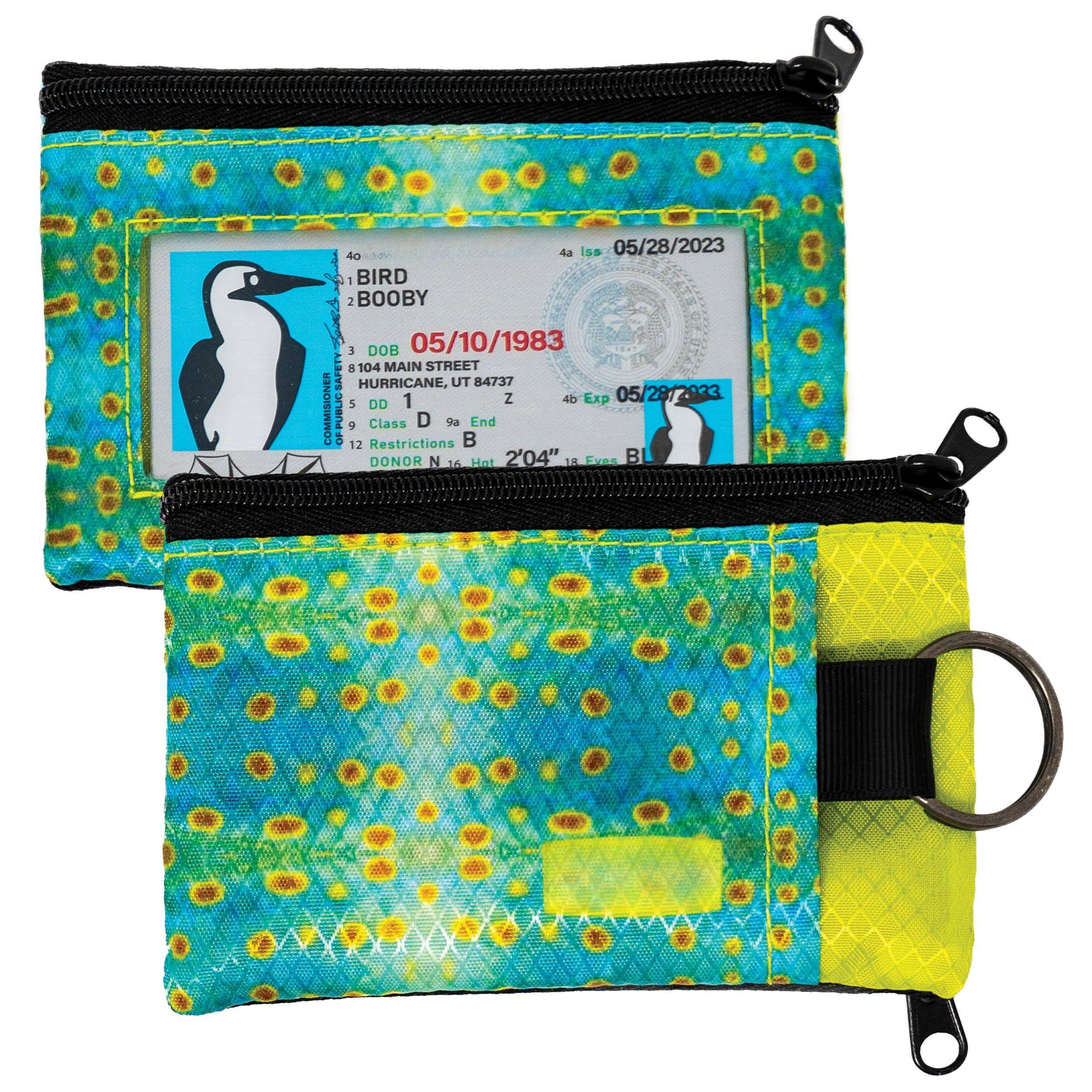 Jadie Link - Surfshorts Wallet Patterns Compact Tons Space Measuring 4.5" 3", Surfshort sized carry everything you need while fitt - Spanish Mackerel