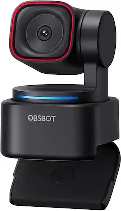 OBSBOT - Tiny 3 Lite AI-Powered Spatial Audio 4K Webcam - Black