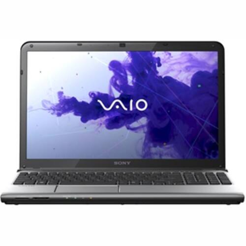 Sony - VAIO E Series 15.5" Laptop - 6GB Memory - 640GB Hard Drive - Aluminum Silver-Front_Standard 