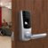 Alt View Zoom 17. Ultraloq - Smart Lock Bluetooth Replacement Handle with Electronic and Biometric Access - Satin nickel.