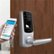 Alt View Zoom 20. Ultraloq - Smart Lock Bluetooth Replacement Handle with Electronic and Biometric Access - Satin nickel.