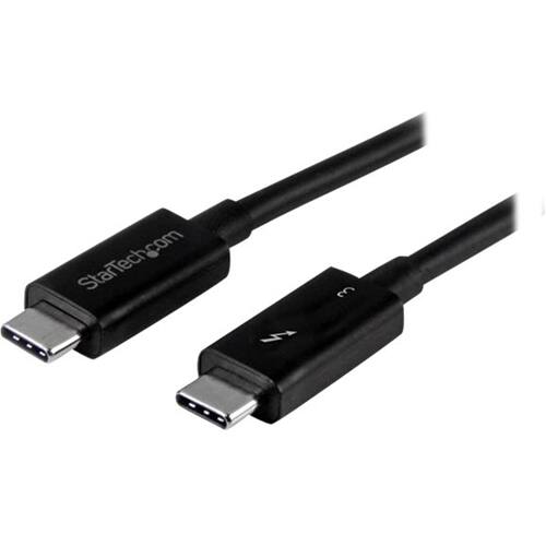 Alt View 11. StarTech.com - 1.6' 24 pin USB type C-to-24 pin USB type C cable - Black.