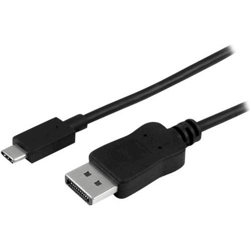 Startech Com 3 3 Usb Type C To Displayport Cable Black Cdp2dpmm1mb Best Buy