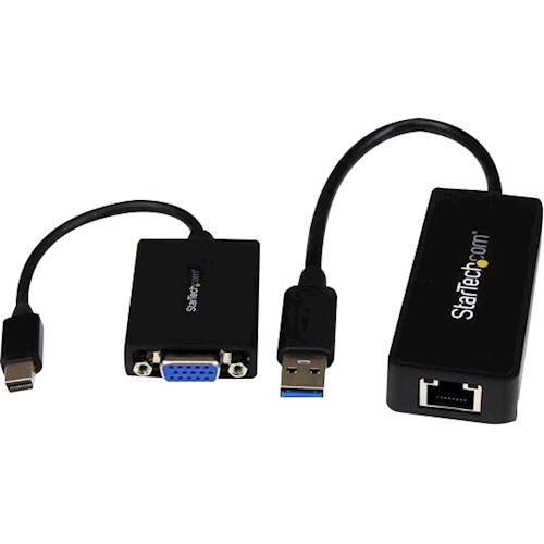 StarTech.com Lenovo ThinkPad X1 Carbon VGA and Gigabit Ethernet Adapter Kit Black LENX1MDPUGBK - Best