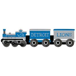 Fan Creations - Detroit Lions 6'' x 24'' Train Cutout Sign - Multicolor