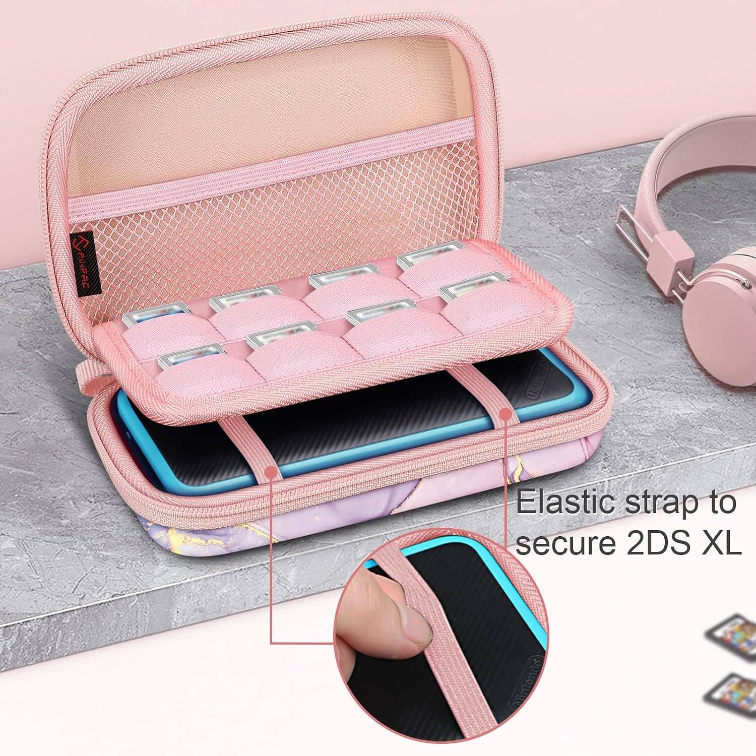 FINFAC  
Elastic strap to secure 2DS XL  
Nintendo