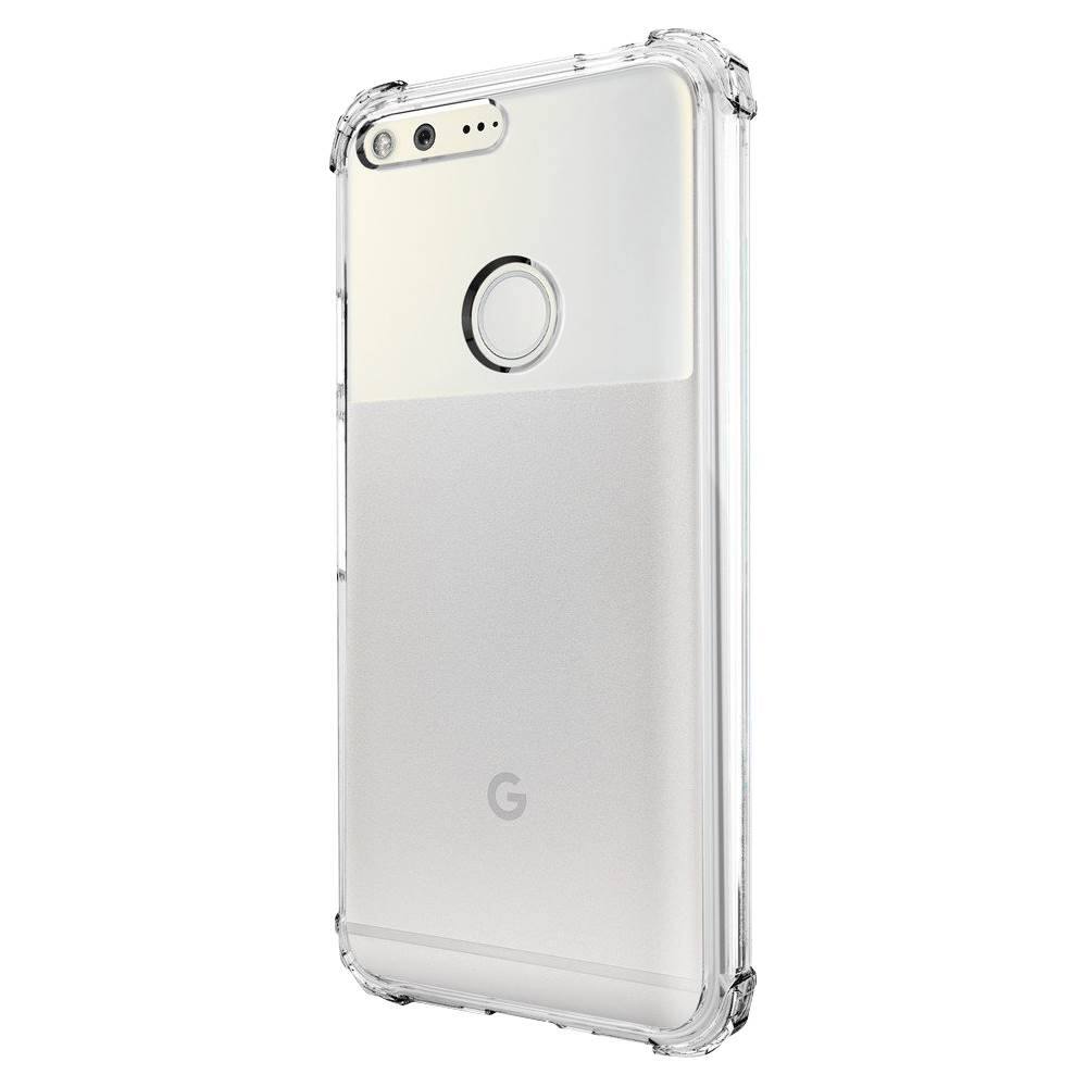 Front. Spigen - Crystal Shell Case for Google Pixel XL.