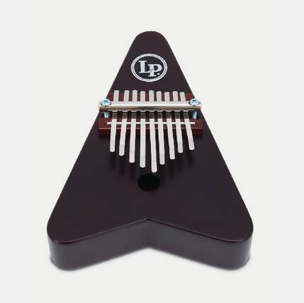 Front. Latin Percussion - 9-Key Pentatonic Kalimba, Cherry.
