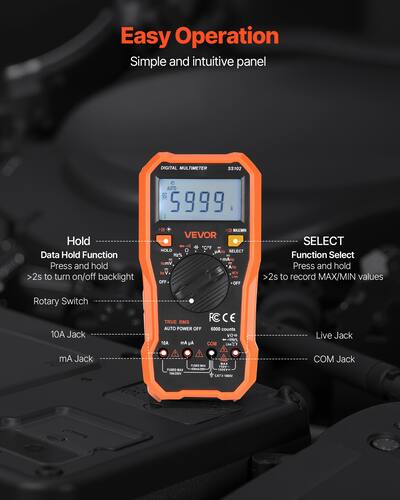 98-853 - Rilevatore di tensione senza contatto 12-1000V multifunzione - con torcia - Alpha Elettronica 98-853 - Rilevatore di tensione senza contatto 12-1000V multifunzione - con torcia - Alpha Elettronica