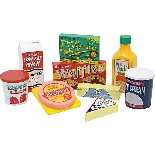 UPC 000772040761 product image for Melissa & Doug - Fridge Food Set - Wooden Play Food | upcitemdb.com