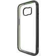 BodyGuardz - Contact Case for Samsung Galaxy S7 - Black/Clear - Larger Front