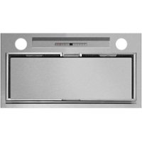 Fisher & Paykel - Perimeter Insert 24" Externally Vented Range Hood - Brushed stainless steel - Front_Zoom