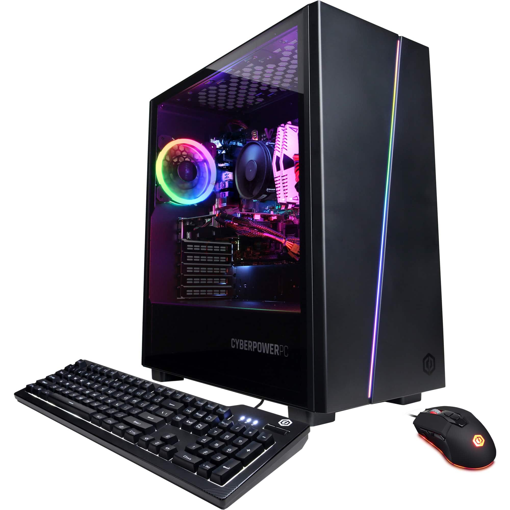 Best Buy: CyberPowerPC Gamer Master Gaming Desktop AMD Ryzen 7 3700X 16GB  Memory NVIDIA GeForce RTX 3060 Ti 1TB HDD + 500GB SSD GMA8200CPGV3