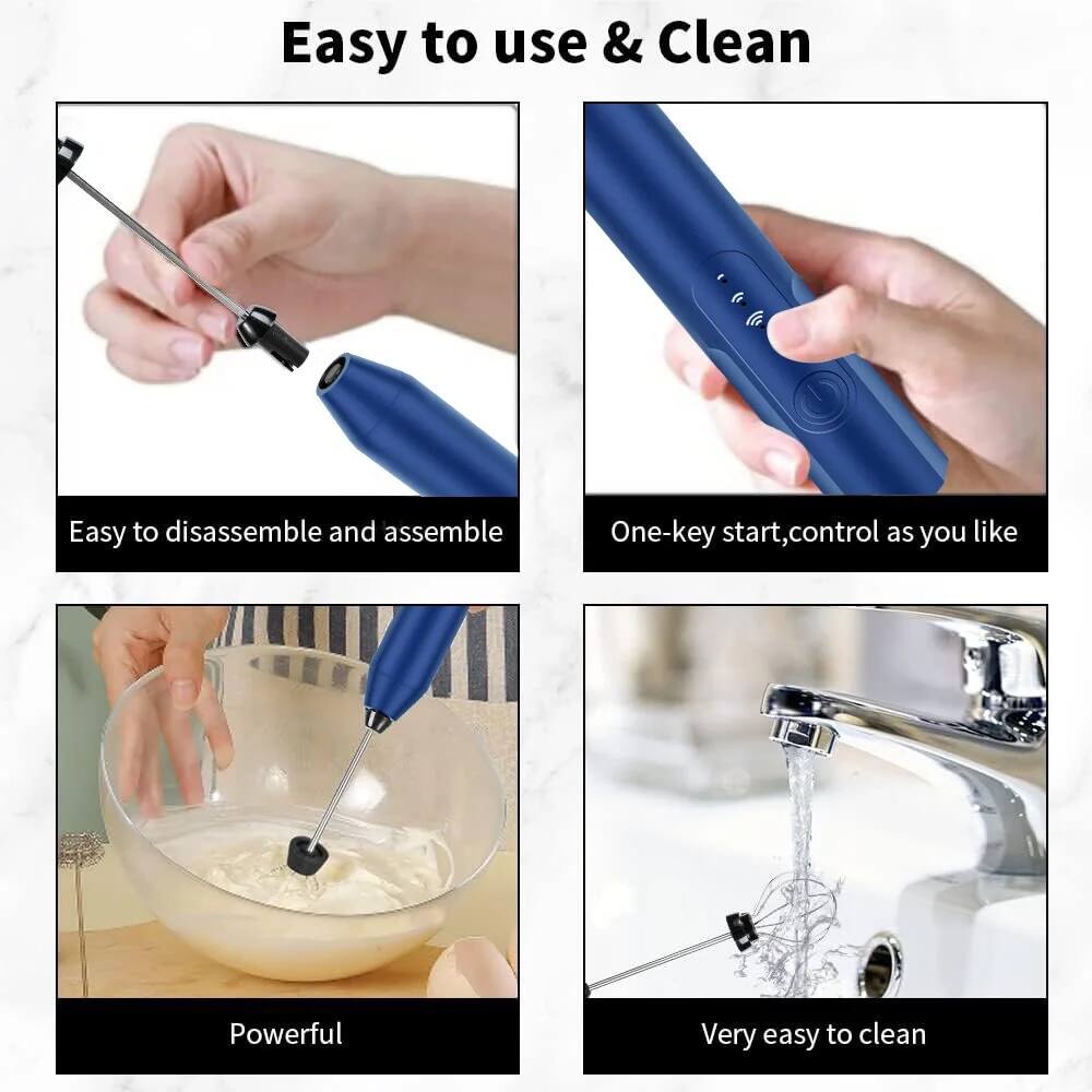 Easy to use & Clean

- Easy to disassemble and assemble
- One-key start, control as you like
- Powerful
- Very easy to clean
