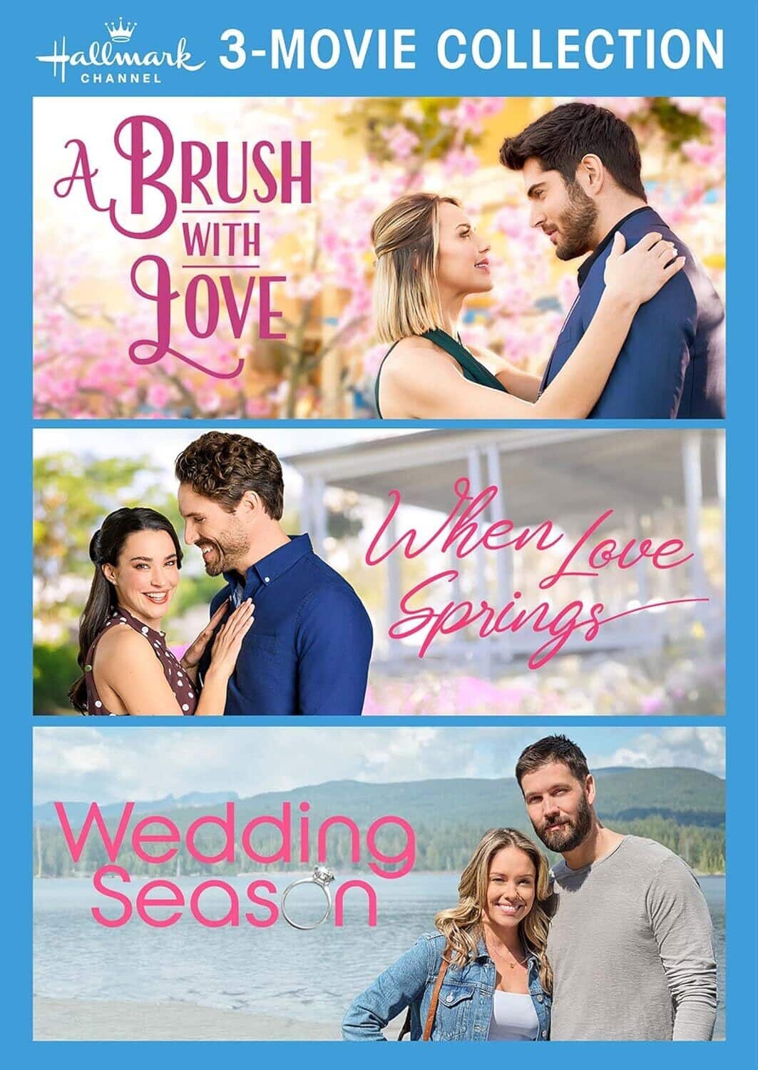 Hallmark Channel 3 Movie Collection: A Brush With Love / When Love Springs/ Wedding Season  - DVD