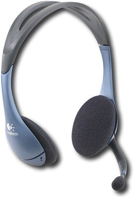 Angle Standard. Logitech - Premium Stereo Headset.