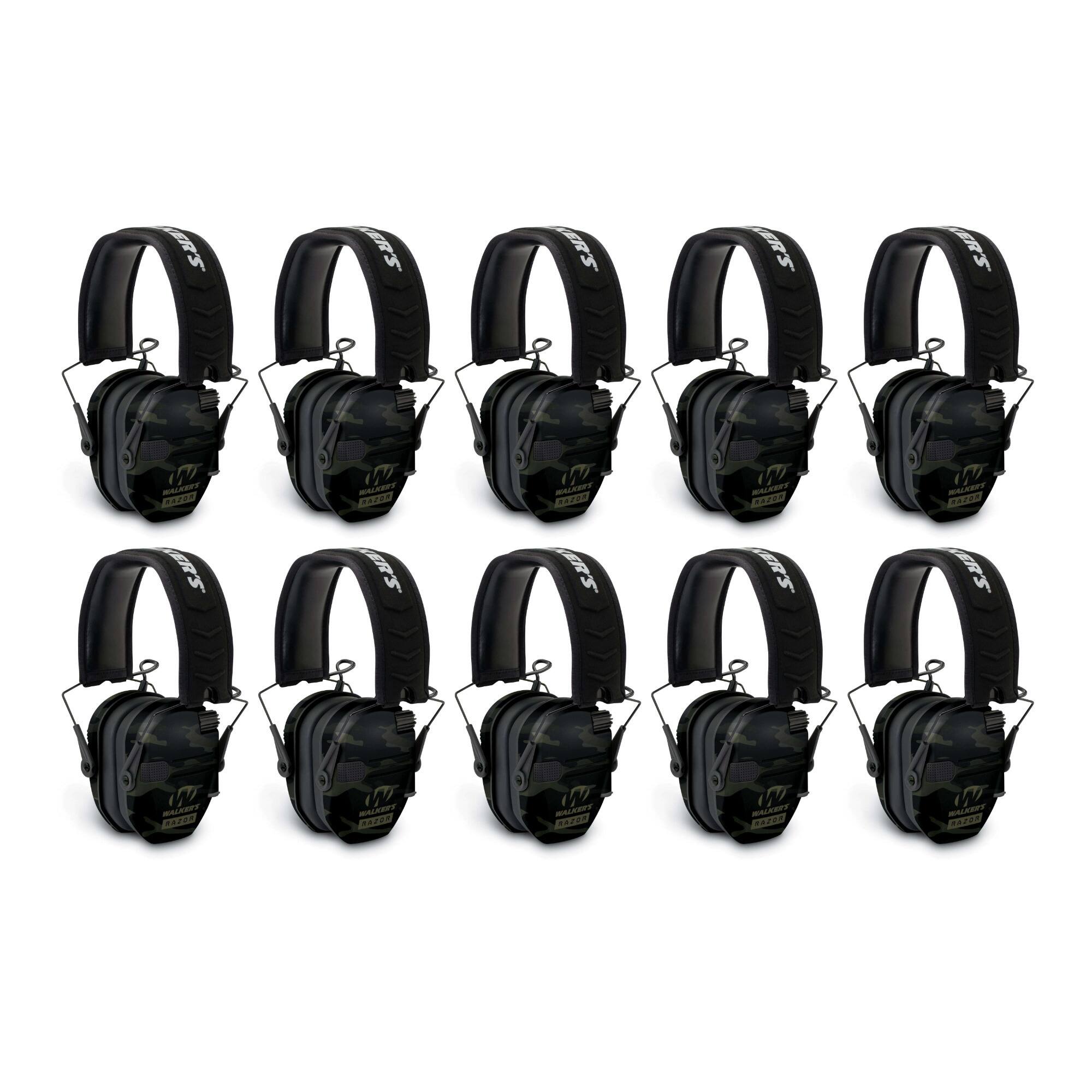 Walkers - Walker's Razor Slim Ultra Low Profile Compact Design Earmuffs (Gray) 10-Pack - Camouflage price history on PriceWatchPro