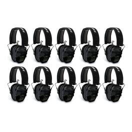 Walkers - Walker's Razor Slim Ultra Low Profile Compact Design Earmuffs (Gray) 10-Pack - Camouflage