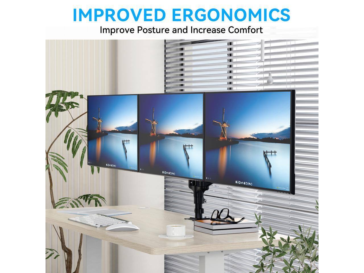 IMPROVED ERGONOMICS  
Improve Posture and Increase Comfort
