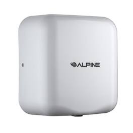 Alpine Industries - Hemlock Commercial Automatic 220-Volt High-Speed Electric Hand Dryer - White