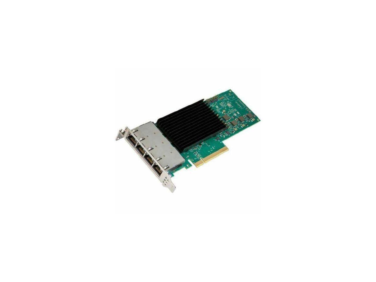 Alt View 1. Intel - Intel E610-XT4 10GbE 4-Port PCIe 4.0 x8 Network Adapter - Black.