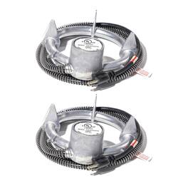 Farm Innovators - H-49 Ice Chaser 250 W Cast Aluminum 5 Gal Bucket Deicer (2 Pack) - Silver