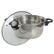 Alt View 1. Gibson - Gibson Home Lybra 7 Piece Two Tone Polished Stainless Steel Cookware Set - Silver.