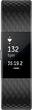 Fitbit - Charge 2 Activity Tracker + Heart Rate (Small) - Black Gunmetal - Larger Front