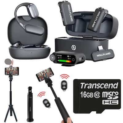 HOLLYLAND LARK MAX 2 ULTIMATE COMBO Lavalier Mic System + Tripod HOLLYLAND LARK MAX 2 ULTIMATE COMBO Lavalier Mic System + Tripod
