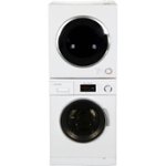 Front Zoom. Equator - 1.6 Cu. Ft. 12-Cycle Stackable Washer and 3.5 Cu. Ft. 4-Cycle Stackable Electric Dryer - White.