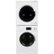 Front Zoom. Equator - 1.6 Cu. Ft. 12-Cycle Stackable Washer and 3.5 Cu. Ft. 4-Cycle Stackable Electric Dryer - White - White with Silver Trim.
