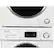 Alt View Zoom 1. Equator - 1.6 Cu. Ft. 12-Cycle Stackable Washer and 3.5 Cu. Ft. 4-Cycle Stackable Electric Dryer - White.