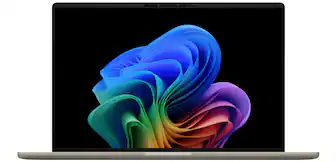 ASUS - Zenbook A14 14" 2K OLED Laptop - Snapdragon X Plus 2025 - 16GB Memory - 512GB Storage - Copilot+ PC - Zabriskie Beige
