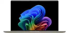 ASUS - Zenbook A14 14" FHD+ OLED Laptop - Copilot+ PC - Snapdragon X Plus - 16GB RAM - 512GB SSD - Zabriskie Beige