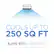 COOLS UP TO 250 SQ FT
6,000 BTU (SACC/CEC)
61° at the coolest setting