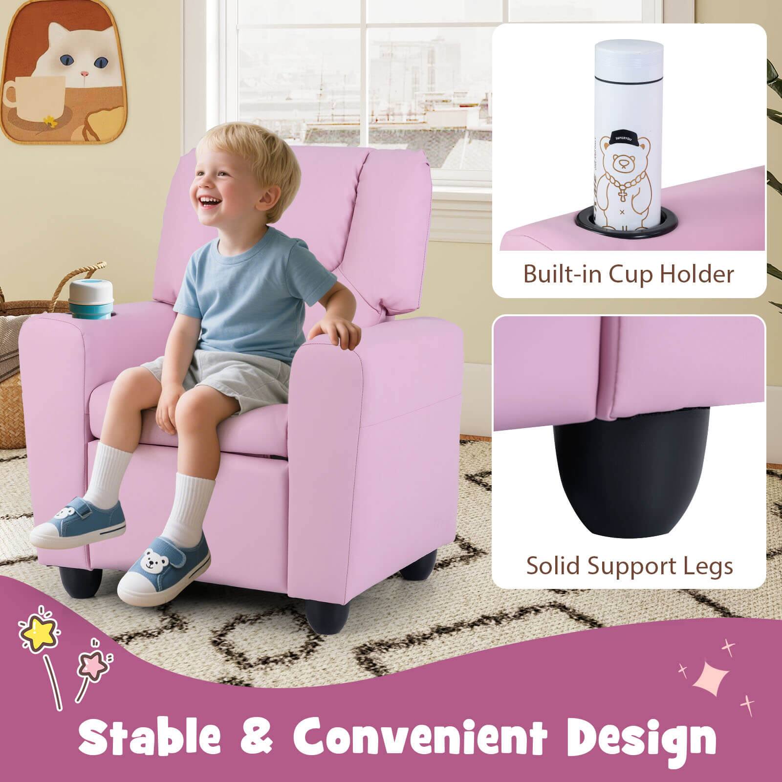 - Built-in Cup Holder
- Solid Support Legs
- Stable & Convenient Design