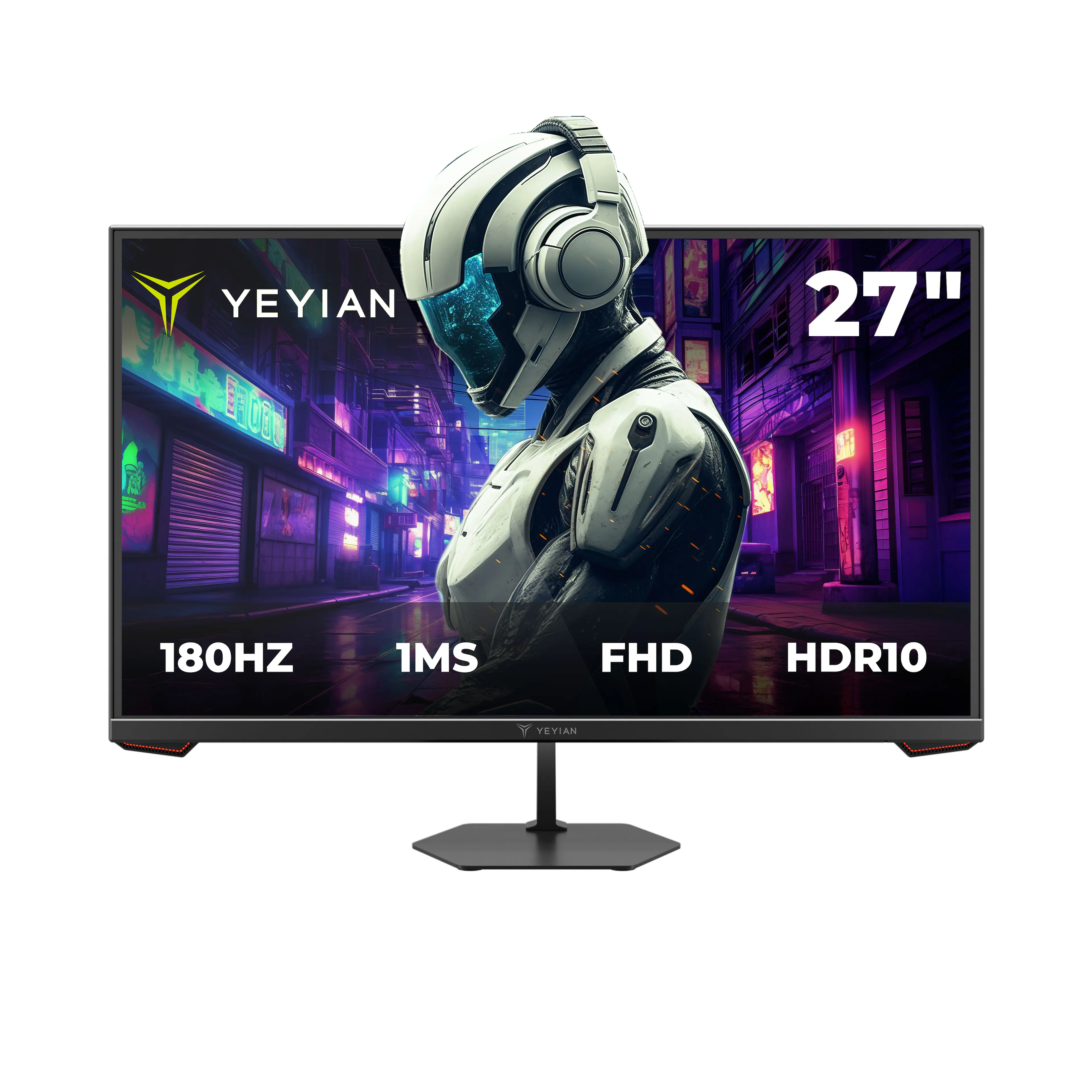 YEYIAN  
27"  
180HZ  
1MS  
FHD  
HDR10