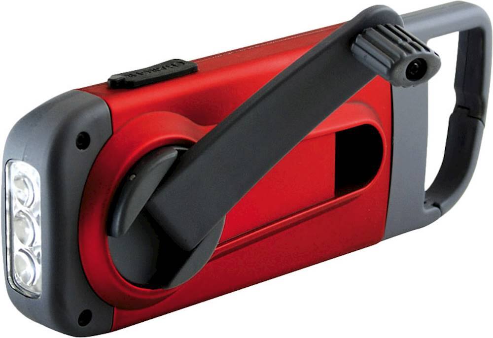Alt View 12. Etón - American Red Cross Clipray Flashlight and Charger - Red.