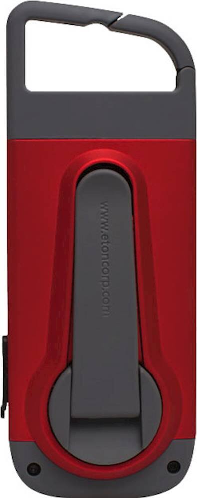 Alt View 13. Etón - American Red Cross Clipray Flashlight and Charger - Red.