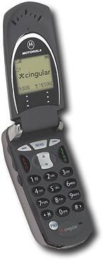 Angle Standard. Motorola - Dual-Mode TDMA/Analog Phone w/B&W Display (Cingular).
