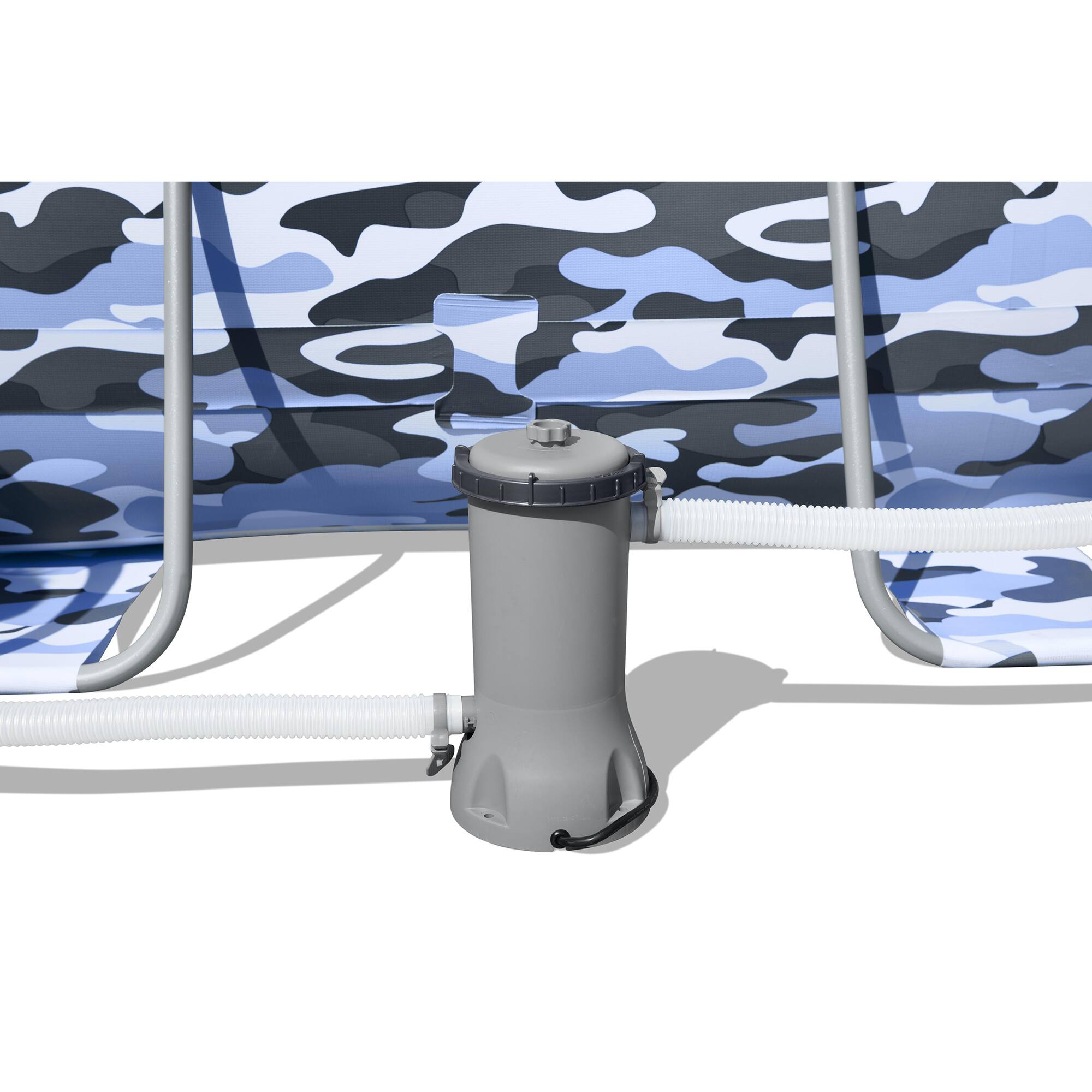 Alt View 2. Bestway - Steel Max Pro: Pool Set - 14' x 8'2" x 39.5" - Multicolored.