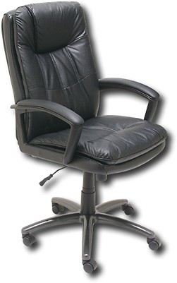 Best Buy True Seating Lane Leather Executive Office Chair Black 2973ps