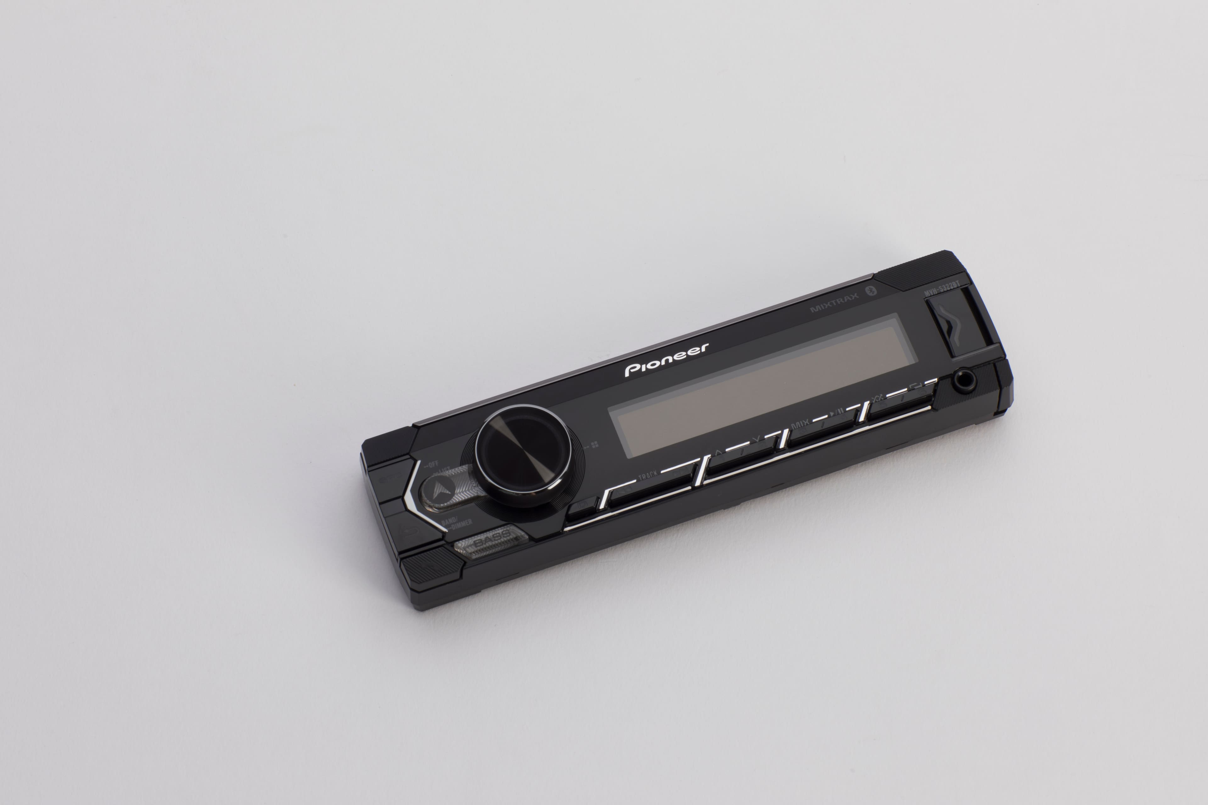 Angle. Pioneer - In-dash Bluetooth Audio Digital Media (ADM) Receiver - Black.