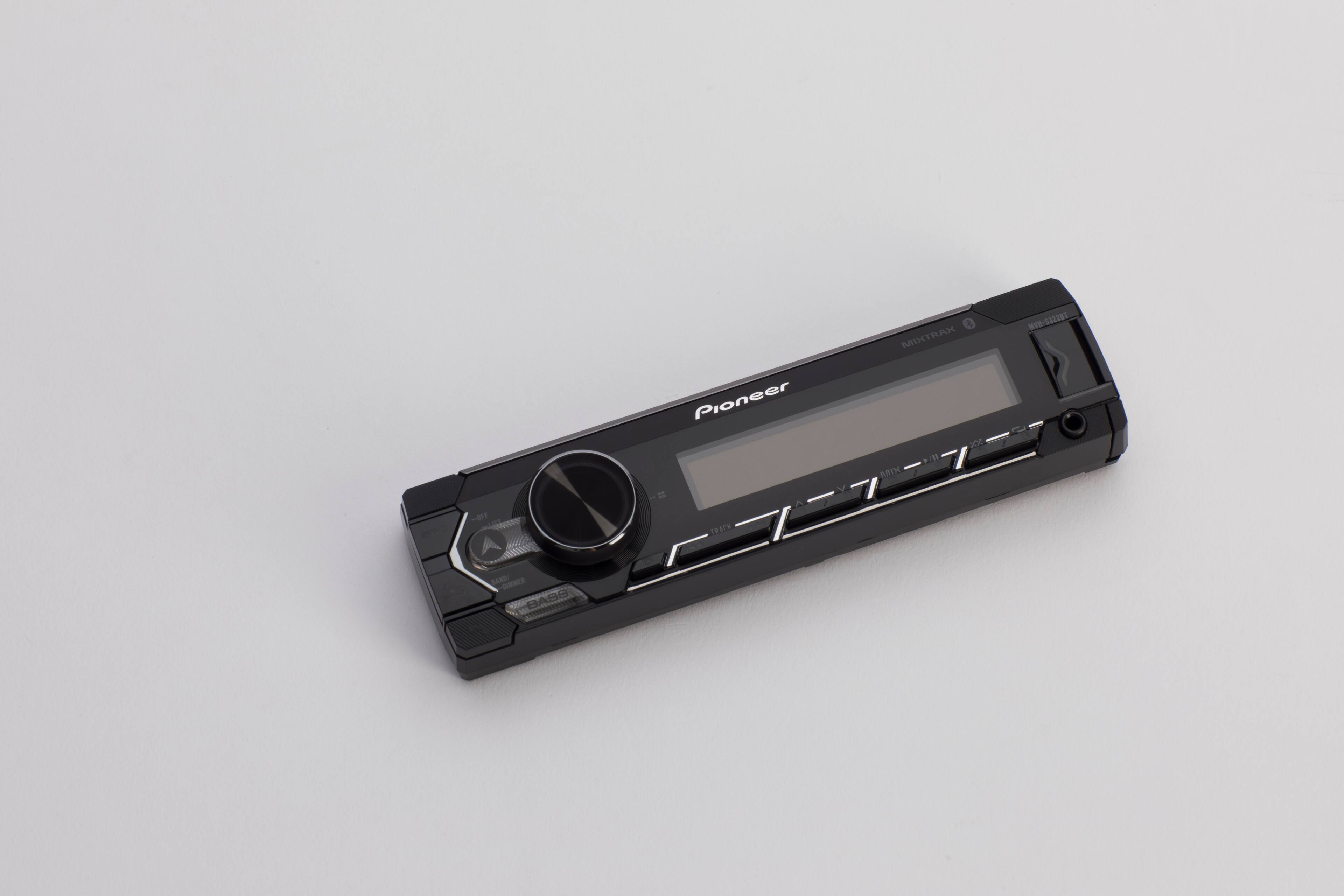 Angle. Pioneer - In-dash Bluetooth Audio Digital Media (ADM) Receiver - Black.