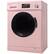 Left. Equator - 1.6 Cu. Ft. 7-Cycle Washer and Electric Dryer Combo - Pink.